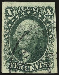 Sale 975, Lot 1157, 1851-56 Issue (Scott 5-17)