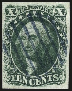 Sale 975, Lot 1158, 1851-56 Issue (Scott 5-17)