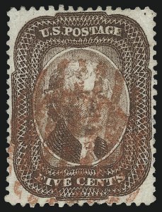 Sale Number 975, Lot Number 1191, 1857-60 Issue (Scott 18-39)