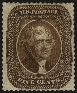 Sale 975, Lot 1195, 1857-60 Issue (Scott 18-39)