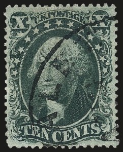 Sale 975, Lot 1210, 1857-60 Issue (Scott 18-39)