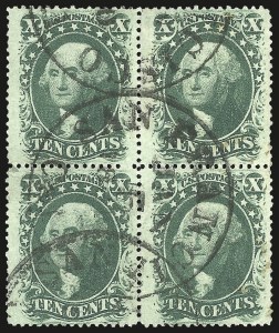 Sale 975, Lot 1216, 1857-60 Issue (Scott 18-39)