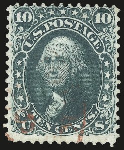 Sale 975, Lot 1243, 1861-66 Issue (Scott 56-78)