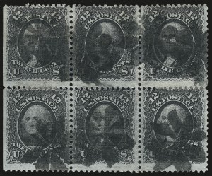 Sale 975, Lot 1302, 1867-68 Grilled Issue (Scott 79-101), including the 10c Z Grill