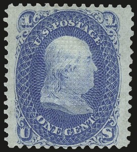 Sale 975, Lot 1304, 1867-68 Grilled Issue (Scott 79-101), including the 10c Z Grill