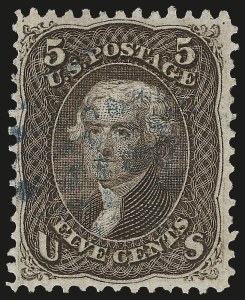 Sale 975, Lot 1311, 1867-68 Grilled Issue (Scott 79-101), including the 10c Z Grill