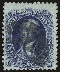 Sale 975, Lot 1323, 1867-68 Grilled Issue (Scott 79-101), including the 10c Z Grill
