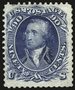 Sale 975, Lot 1330, 1875 Re-Issue of 1861-66 Issue (Scott 102-111)