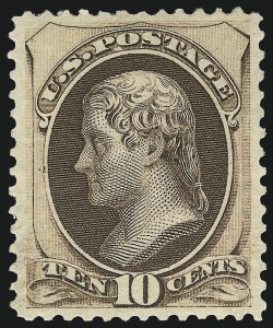 Sale 975, Lot 1407, 1873 Continental Bank Note Co. Issue (Scott 156-166)