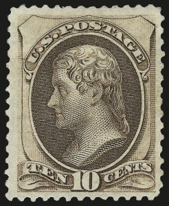 Sale 975, Lot 1408, 1873 Continental Bank Note Co. Issue (Scott 156-166)