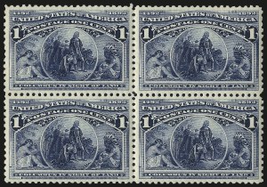 Sale 975, Lot 1476, 1893 Columbian Issue (1c thru 8c, Scott 230-236)