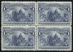 Sale 975, Lot 1477, 1893 Columbian Issue (1c thru 8c, Scott 230-236)