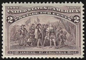 Sale 975, Lot 1481, 1893 Columbian Issue (1c thru 8c, Scott 230-236)