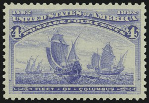Sale Number 975, Lot Number 1492, 1893 Columbian Issue (1c thru 8c, Scott 230-236)