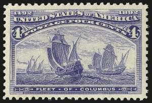 Sale 975, Lot 1493, 1893 Columbian Issue (1c thru 8c, Scott 230-236)