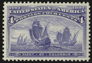 Sale 975, Lot 1494, 1893 Columbian Issue (1c thru 8c, Scott 230-236)