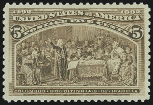 Sale Number 975, Lot Number 1497, 1893 Columbian Issue (1c thru 8c, Scott 230-236)