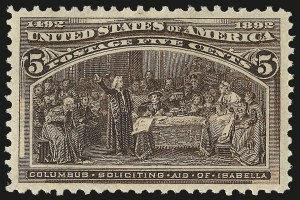 Sale 975, Lot 1501, 1893 Columbian Issue (1c thru 8c, Scott 230-236)