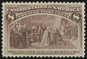 Sale Number 975, Lot Number 1509, 1893 Columbian Issue (1c thru 8c, Scott 230-236)