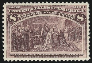 Sale Number 975, Lot Number 1510, 1893 Columbian Issue (1c thru 8c, Scott 230-236)