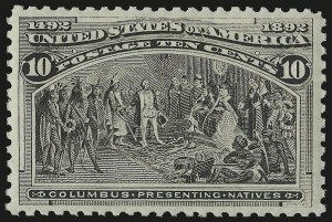 Sale Number 975, Lot Number 1515, 1893 Columbian Issue (10c thru $1.00, Scott 237-241)