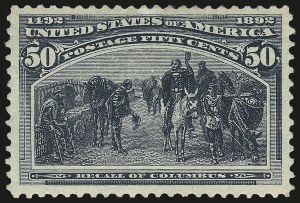 Sale Number 975, Lot Number 1528, 1893 Columbian Issue (10c thru $1.00, Scott 237-241)
