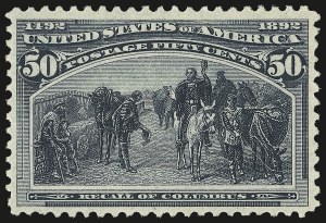 Sale 975, Lot 1532, 1893 Columbian Issue (10c thru $1.00, Scott 237-241)