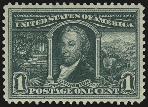 Sale 975, Lot 1694, 1904 Louisiana Purchase, Jamestown Issues (Scott 323-330)