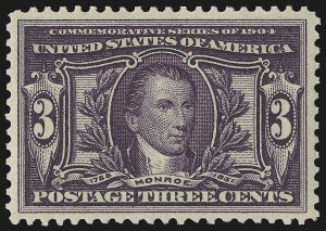 Sale 975, Lot 1700, 1904 Louisiana Purchase, Jamestown Issues (Scott 323-330)
