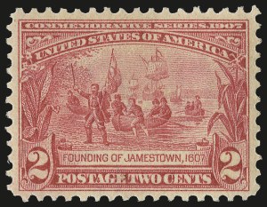 Sale Number 975, Lot Number 1711, 1904 Louisiana Purchase, Jamestown Issues (Scott 323-330)