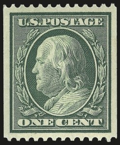 Sale 975, Lot 1738, 1908-10 Washington-Franklin Issues (Scott 331-356)