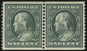 Sale 975, Lot 1746, 1908-10 Washington-Franklin Issues (Scott 331-356)