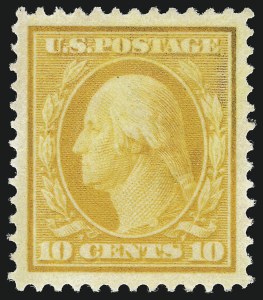 Sale 975, Lot 1768, 1910-13 Washington-Franklin Issue (Scott 374-396)