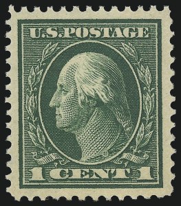 Sale 975, Lot 1820, 1912-14 Washington-Franklin Issue (Scott 405-423)
