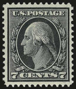 Sale 975, Lot 1824, 1912-14 Washington-Franklin Issue (Scott 405-423)
