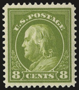 Sale 975, Lot 1829, 1912-14 Washington-Franklin Issue (Scott 405-423)