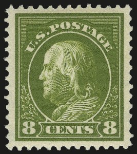 Sale 975, Lot 1830, 1912-14 Washington-Franklin Issue (Scott 405-423)