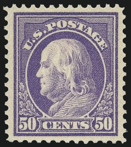 Sale 975, Lot 1840, 1912-14 Washington-Franklin Issue (Scott 405-423)