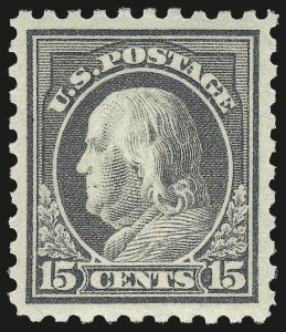 Sale 975, Lot 1858, 1913-15 Washington-Franklin Issues (Scott 424-460)