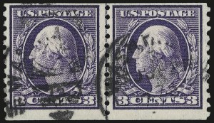 Sale 975, Lot 1871, 1913-15 Washington-Franklin Issues (Scott 424-460)