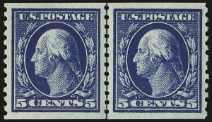 Sale 975, Lot 1877, 1913-15 Washington-Franklin Issues (Scott 424-460)