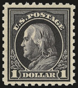 Sale 975, Lot 1885, 1913-15 Washington-Franklin Issues (Scott 424-460)