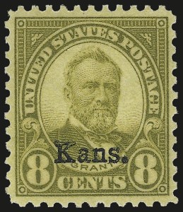 Sale 975, Lot 2052, Kans.-Nebr. Overprints (Scott 659-678)