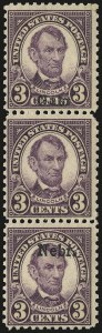 Sale 975, Lot 2057, Kans.-Nebr. Overprints (Scott 659-678)