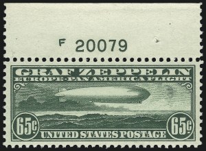 Sale Number 975, Lot Number 2125, Air Post Graf Zeppelin Issue (Scott C13-C15)