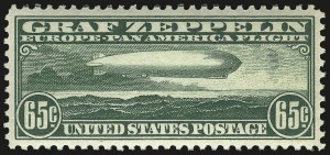 Sale Number 975, Lot Number 2126, Air Post Graf Zeppelin Issue (Scott C13-C15)