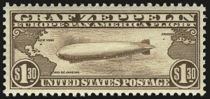 Sale Number 975, Lot Number 2130, Air Post Graf Zeppelin Issue (Scott C13-C15)
