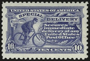 Sale 975, Lot 2162, Special Delivery, Registration (E, F)