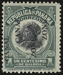 Sale 975, Lot 2322, Canal Zone