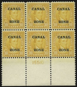 Sale 975, Lot 2324, Canal Zone